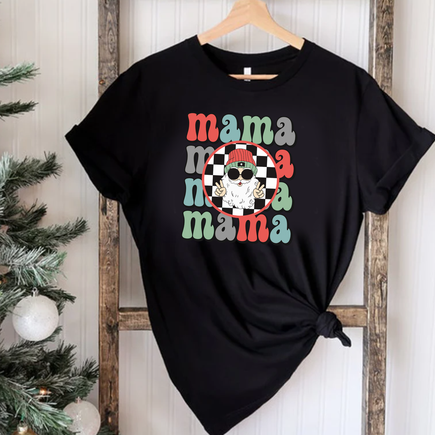 Santa Mama Retro Peace