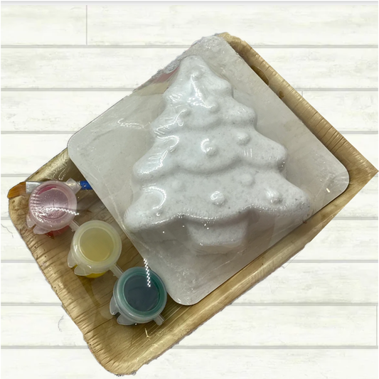 Paint Your Christmas Tree Bath Bomb